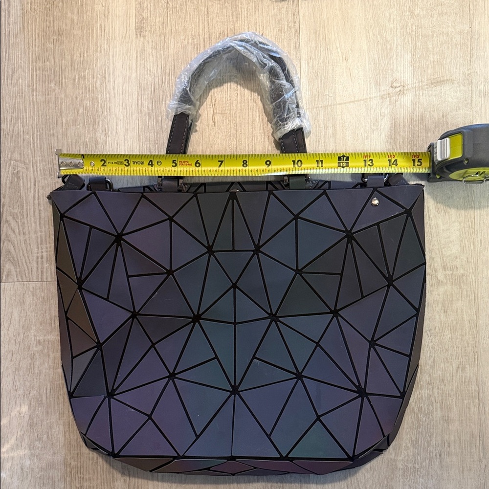 Geometric Black Tote Bag